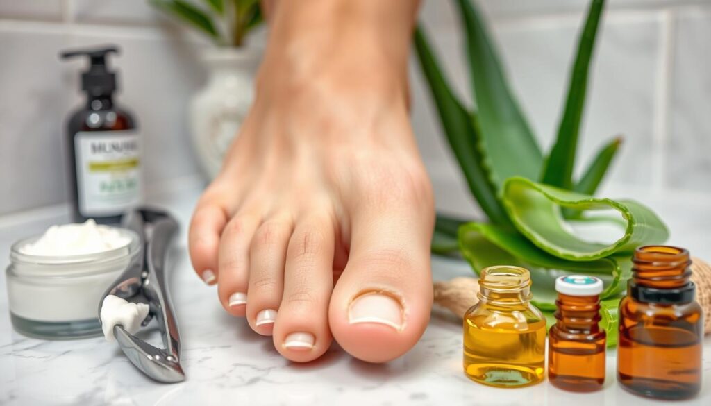 pielęgnacja odrastającego paznokcia